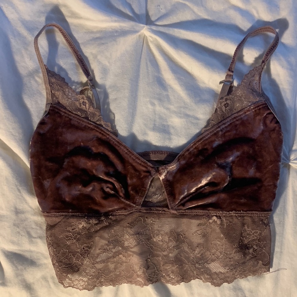 Garage purple bralette